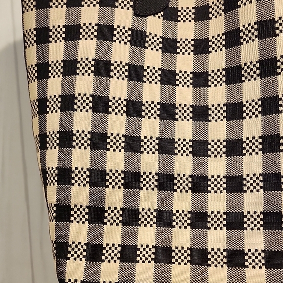 Rothy's Black and Cream Checkered Tote - Picture 4 of 6